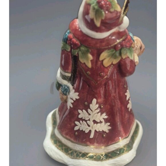Holiday Solstice by Fitz and Floyd Classics Santa Christmas Tree Ornament - Picture 2 of 4